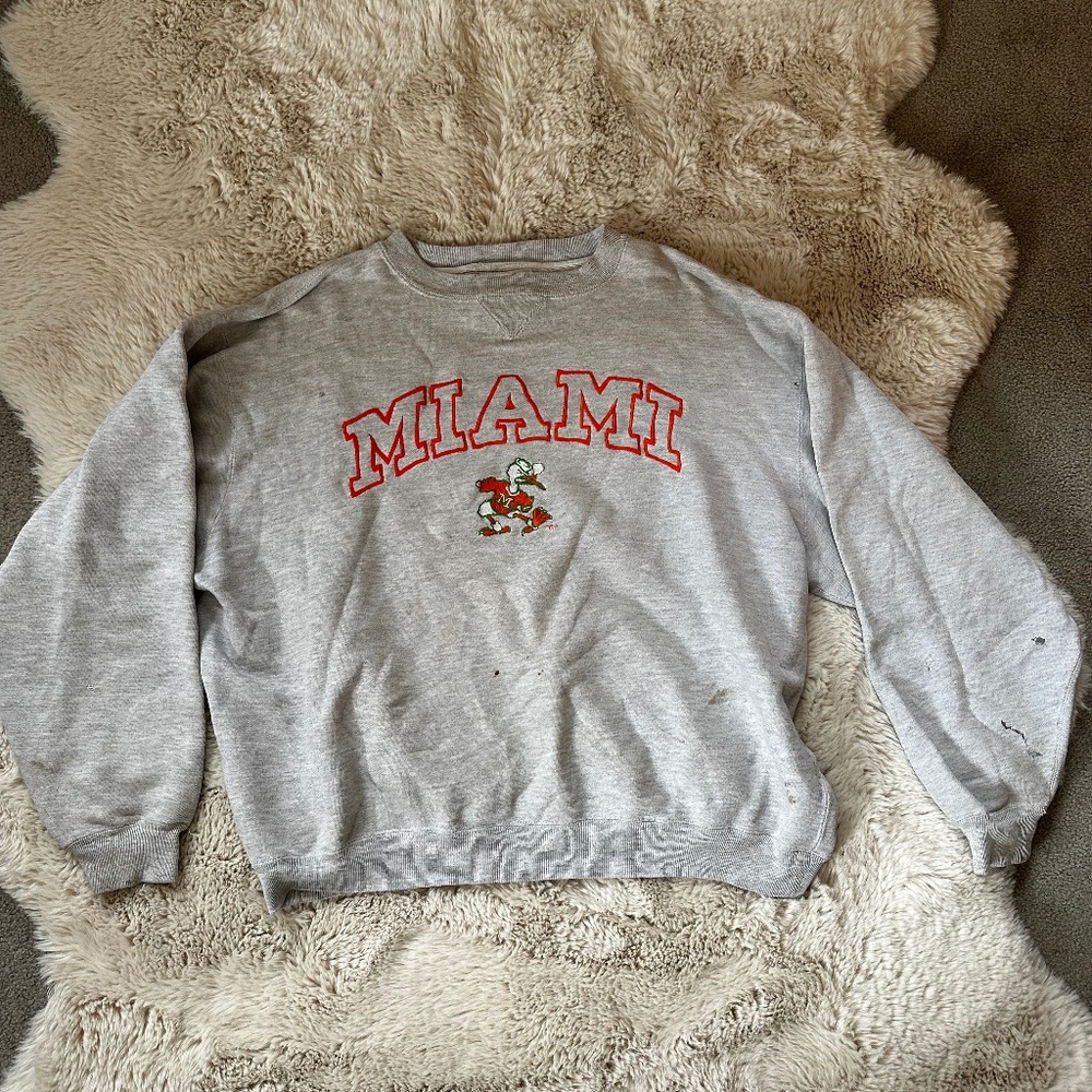 Vintage University of Miami Crewneck